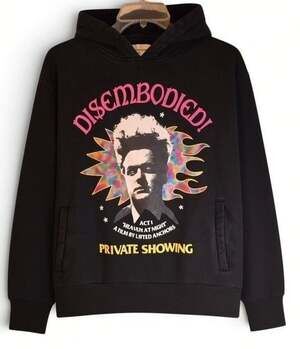 Lifted Anchors Disembodied Private Showing Heaven At Night Black Hoodie